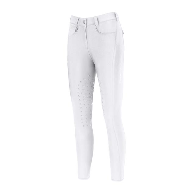 Pantalon d'équitation à basane grip Romy Pikeur Blanc