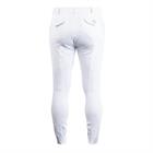 Pantalon d'équitation à fond basanes grip Gary Hommes Montar Blanc