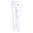 Pantalon d'équitation à fond basanes grip Gary Hommes Montar Blanc