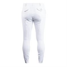 Pantalon d'équitation à fond basanes grip Gary Hommes Montar Blanc