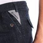 Pantalon d'équitation à fond basanes grip Gary Hommes Montar Denim