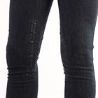 Pantalon d'équitation à fond basanes grip Gary Hommes Montar Denim