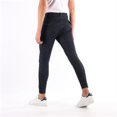 Pantalon d'équitation à fond basanes grip Gary Hommes Montar Denim