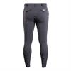 Pantalon d'équitation à fond basanes grip Gary Hommes Montar Gris
