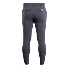 Pantalon d'équitation à fond basanes grip Gary Hommes Montar Gris