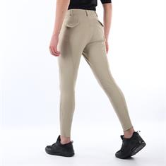 Pantalon d'équitation à fond basanes grip Gary Hommes Montar Marron moyen