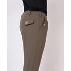 Pantalon d'équitation à fond basanes grip Gary Hommes Montar Marron