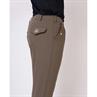 Pantalon d'équitation à fond basanes grip Gary Hommes Montar Marron