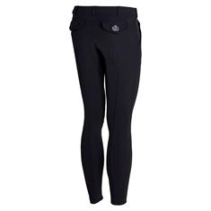 Pantalon d'équitation à fond basanes grip Gary Hommes Montar Noir