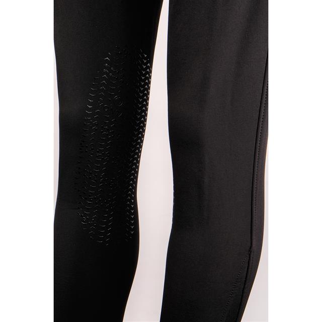 Pantalon d'équitation à fond basanes grip Gary Hommes Montar Noir