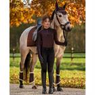Pantalon d'équitation à fond basanes grip Kae Enfantss QHP Noir