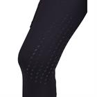 Pantalon d'équitation à fond basanes grip Kae Enfantss QHP Noir