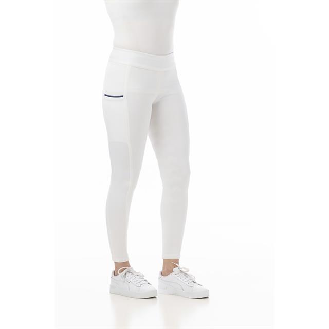Pantalon d'équitation à fond full-grip Agadir Enfantss Ekkia Blanc