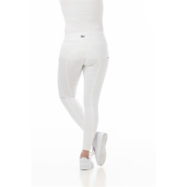 Pantalon d'équitation à fond full-grip Agadir Enfantss Ekkia Blanc