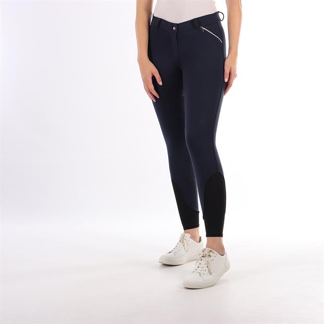 Pantalon d'équitation à fond full-grip Basic Barato Bleu foncé