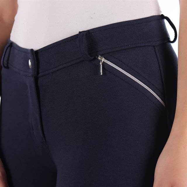 Pantalon d'équitation à fond full-grip Basic Barato Bleu foncé