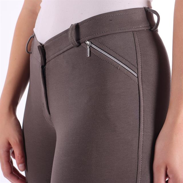 Pantalon d'équitation à fond full-grip Basic Barato Gris