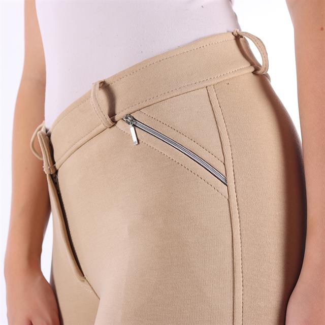 Pantalon d'équitation à fond full-grip Basic Barato Marron clair