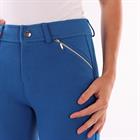Pantalon d'équitation à fond full-grip Basic Enfantss Barato MID BLUE
