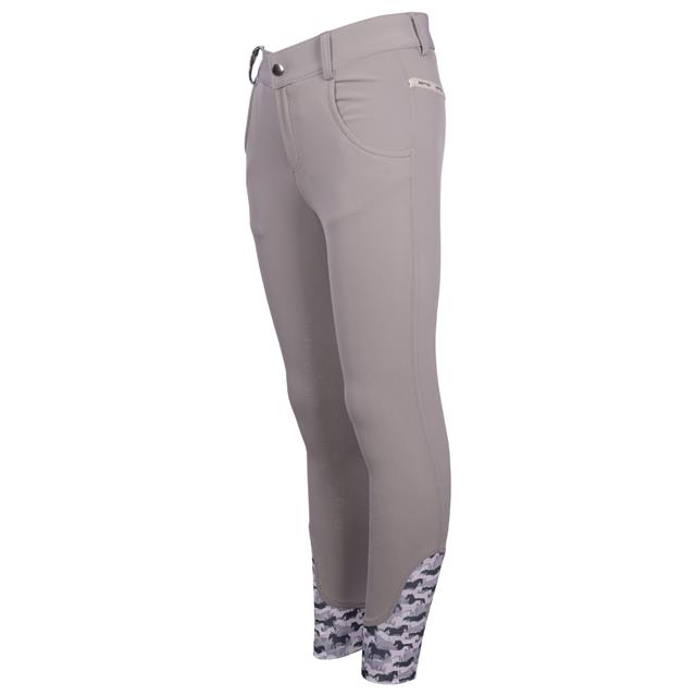 Pantalon d'équitation à fond full-grip Bphilia Enfantss Boeffies Gris foncé