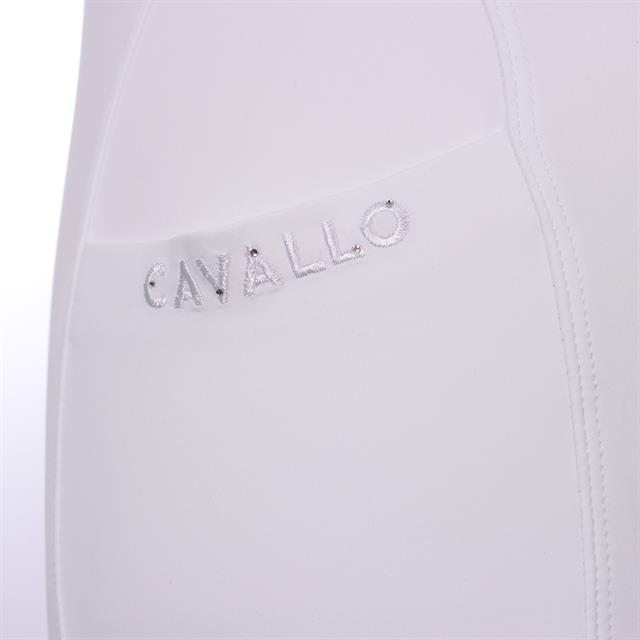 Pantalon d'équitation à fond full-grip CAVALCandera Cavallo Blanc
