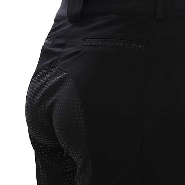 Pantalon d'équitation à fond full grip Cleo HV POLO Noir