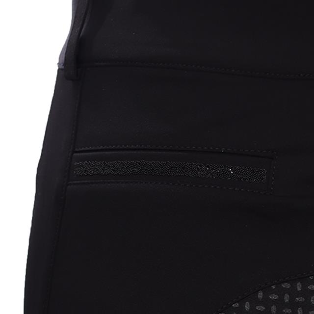 Pantalon d'équitation à fond full grip Cleo HV POLO Noir
