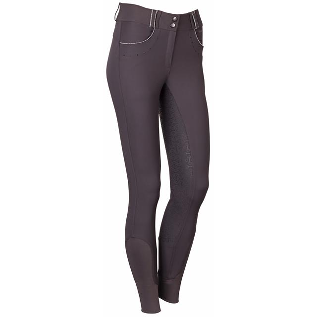 Pantalon d'équitation à fond full-grip Denici Cavalli Shadow Harry's Horse Gris foncé