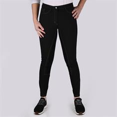 Pantalon d'équitation à fond full-grip EJAndria Epplejeck Noir
