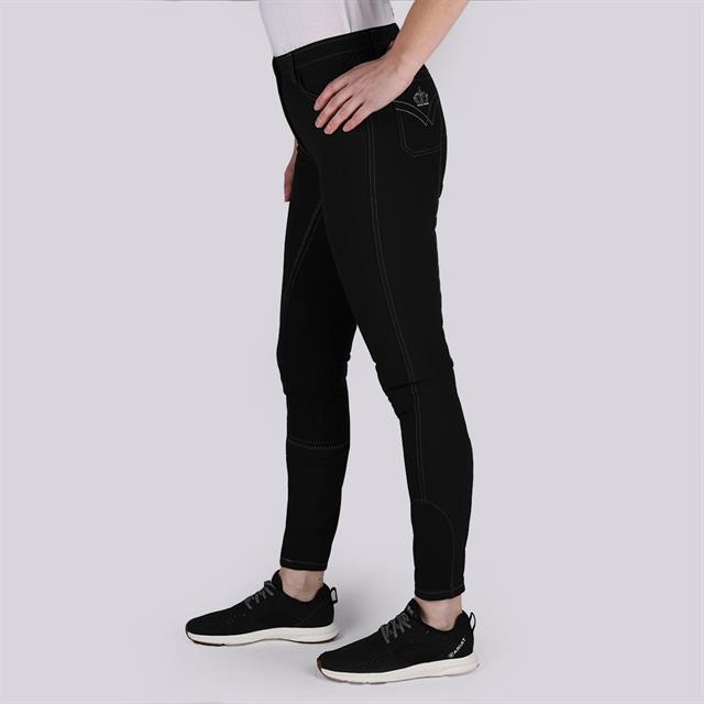 Pantalon d'équitation à fond full-grip EJAndria Epplejeck Noir