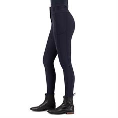 Pantalon d'équitation à fond full-grip ESAthletic Luxe euro-star Bleu foncé