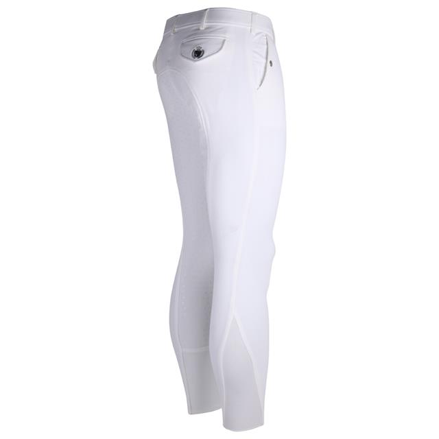 Pantalon d'équitation à fond full grip Gary Montar Blanc