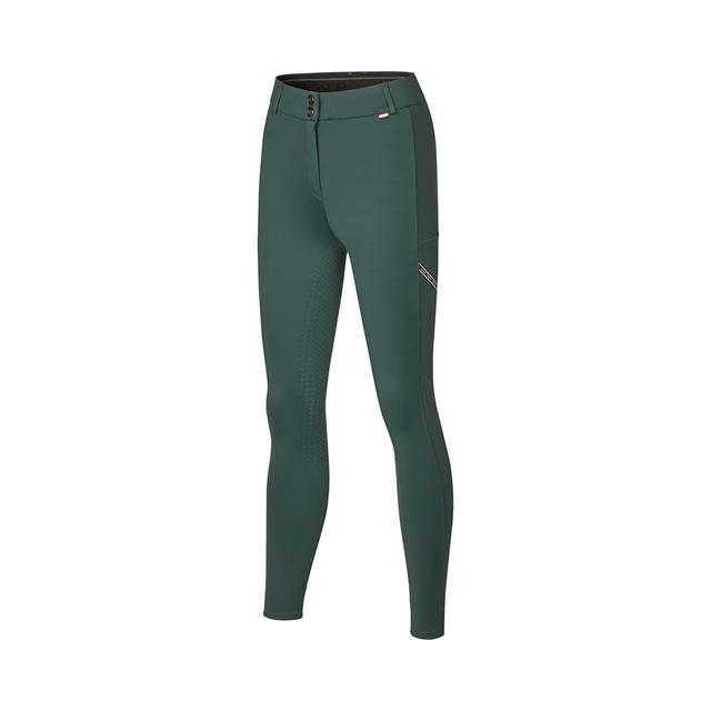 Pantalon d'équitation à fond full-grip KLKaya Kingsland Vert
