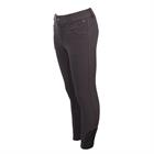 Pantalon d'équitation à fond full-grip LVVanity La Valencio Enfants Gris foncé