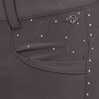 Pantalon d'équitation à fond full-grip LVVanity La Valencio Enfants Gris foncé