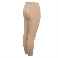 Pantalon d'équitation à fond full-grip LVVanity La Valencio Enfants Jaune clair
