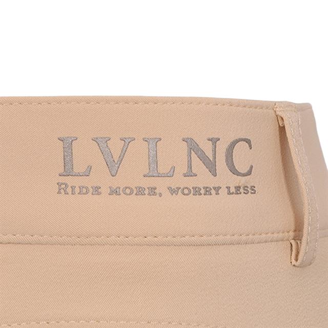Pantalon d'équitation à fond full-grip LVVanity La Valencio Enfants Jaune clair