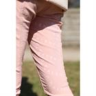 Pantalon d'équitation à fond full-grip LVVanity La Valencio Enfants Rose clair