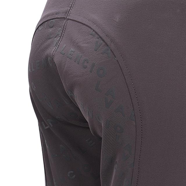 Pantalon d'équitation à fond full-grip LVVanity La Valencio Gris foncé