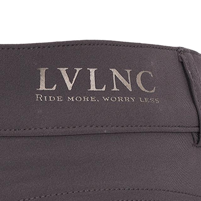 Pantalon d'équitation à fond full-grip LVVanity La Valencio Gris foncé