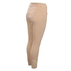 Pantalon d'équitation à fond full-grip LVVanity La Valencio Jaune clair