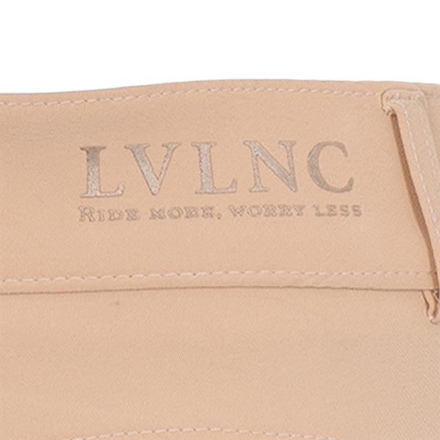 Pantalon d'équitation à fond full-grip LVVanity La Valencio Jaune clair