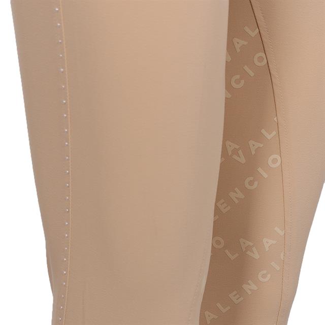 Pantalon d'équitation à fond full-grip LVVanity La Valencio Jaune clair