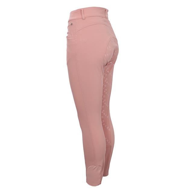 Pantalon d'équitation à fond full-grip LVVanity La Valencio Rose clair