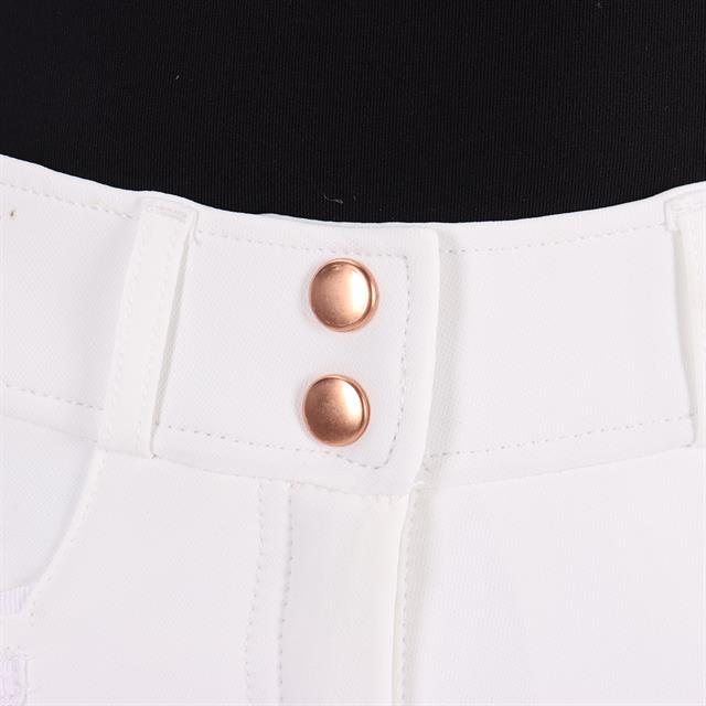 Pantalon d'équitation à fond full grip Molly Montar Blanc