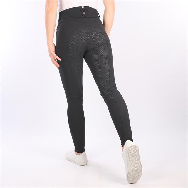 Pantalon d'équitation à fond full grip Molly Montar Gris