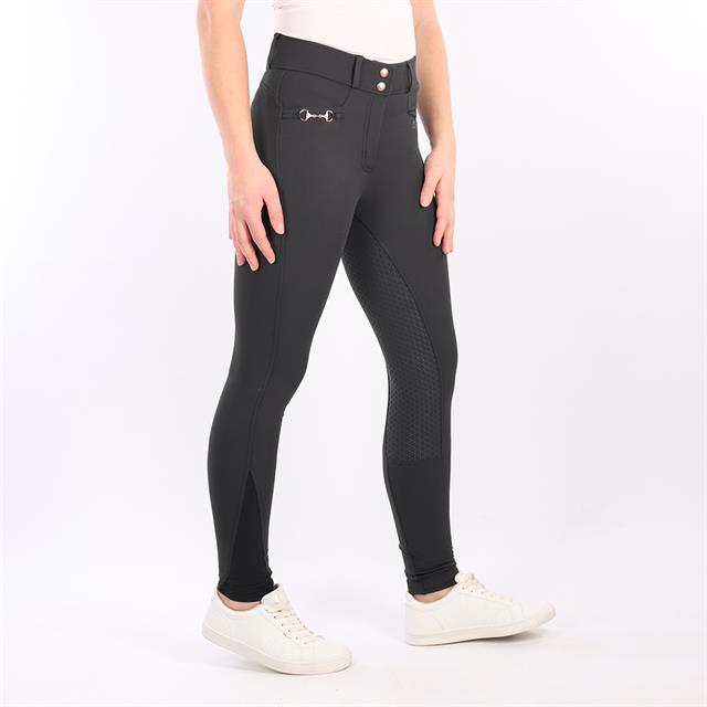 Pantalon d'équitation à fond full grip Molly Montar Gris