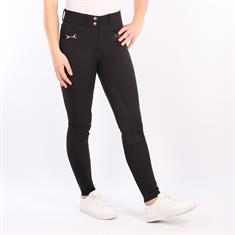 Pantalon d'équitation à fond full grip Molly Montar Noir