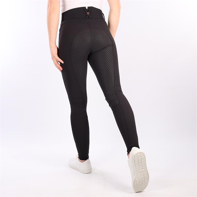 Pantalon d'équitation à fond full grip Molly Montar Noir