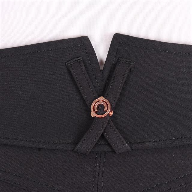 Pantalon d'équitation à fond full grip Molly Montar Noir